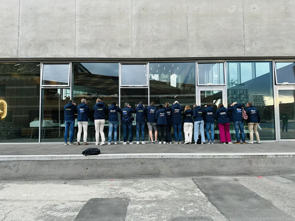 Teamfoto inspiratietrip Wind Groep